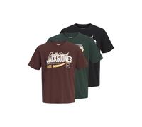 Jack & Jones Men's Jjelogo Tee Ss O-Neck 2 Col Aw26 3pk Mp Jjelogo Tee SS O-Neck 2 Col Aw26 3Pk Mp (Pack of 3)
