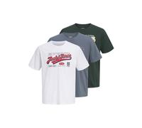 Jack & Jones Men's Jjelogo Tee Ss O-Neck 2 Col Aw26 3pk Mp Jjelogo Tee SS O-Neck 2 Col Aw26 3Pk Mp (Pack of 3)