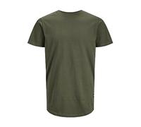 Jack & Jones Men's Jjenoa Tee Crew Neck Noos T Shirt, Forest Night, S UK