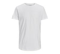 JACK & JONES Men's JJENOA TEE SS Crew Neck NOOS T-Shirt, White, S