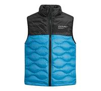 JACK & JONES Men's Jjenoah Body Warmer Collar Sn Vest, Turkish Tile/Detail: Black Blocking, L