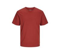 JACK & JONES Men's Jjeorganic Basic Tee SS O-Neck Noos T-Shirt, Red Ochre, M