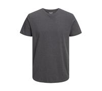 JACK & JONES Men's Jjeorganic Melange Tee Ss O-neck Noos T-Shirt, Dark Grey Blend, S
