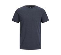 JACK & JONES Men's Jjeorganic Tee SS O-Neck Noos T-Shirt, Navy Blazer/Detail: Melange, S