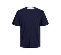 JACK & JONES Men's Jjepaulos Tee SS Crew Neck Noos, Blazer Navy, 4XL