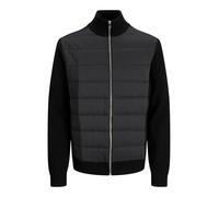 JACK & JONES Mens Jjeperfect Knit Hybrid Cardigan Sn, Black, L UK