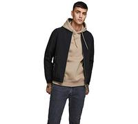 Jack & Jones Men's Jjerush Bomber Noos Jacket, Black, L UK