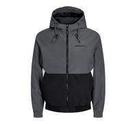 JACK & JONES Men's Jjerush Hood Bomber Noos Pls Bomber Jacket, Turbulence, M