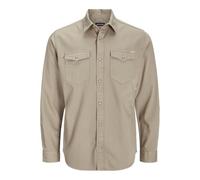 Jack & Jones Sheridan Long Sleeve Shirt Beige XL Men