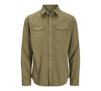 Jack & Jones Sheridan Long Sleeve Shirt Green S Men