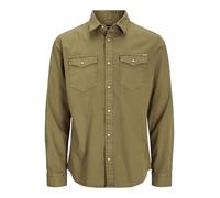 Jack & Jones Sheridan Long Sleeve Shirt Green XL Men