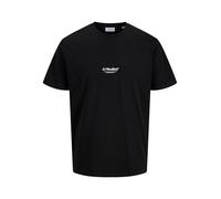 JACK & JONES Mens Jjesoho Tee Ss Crew Neck Noos, Black, XXL UK