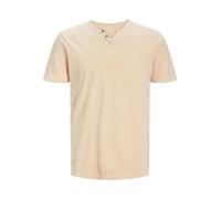 JACK & JONES Men's Jjesplit Neck Tee SS Noos Long-Sleeved Shirt, Orange, XXL