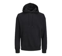 JACK&JONES Men's JJESTAR BASIC SWEAT HOOD Hooded Sweatshirt, Black, L