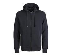 JACK&JONES Men's JJESTAR Basic Sweat Zip Hood NOOS Jacket, Black, M