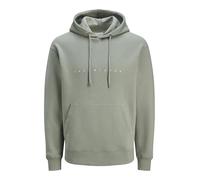 JACK & JONES Men's Jjestar Jj Sweat Hood Noos Sweatshirt, Iceberg Green, XS