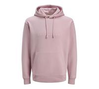 JACK & JONES Men's Jjestar Jj Sweat Hood Noos Sweatshirt, Pink Nectar, M