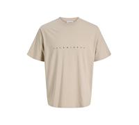 JACK & JONES Mens Jjestar Jj Tee Noos T-Shirt, Beige, XL UK