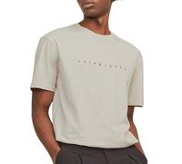 JACK & JONES Mens Jjestar Jj Tee Noos T-Shirt, Beige, XL UK