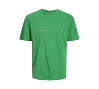 JACK & JONES Men's Jjestar Jj Tee Ss Noos SweatShorts, Green Bee, L