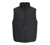 JACK & JONES Mens Jjestate Packable Bw Collar Noos Quilted Vest, Black, XL UK