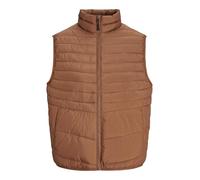 JACK & JONES Men's Jjestate Packable Bw Collar Noos Quilted Vest, Mocha Bisque, S