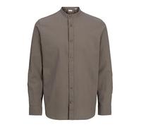 JACK & JONES Men's Jjesummer Band Shirt LS Sn Long Sleeve Shirt, Falcon, L