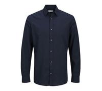 JACK & JONES Men's Jjesummer Shirt Ls Sn Long Sleeve, Blazer Navy, L