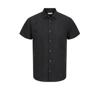 JACK & JONES Men's Jjesummer Shirt Ss Sn Short-Sleeved, Black, L