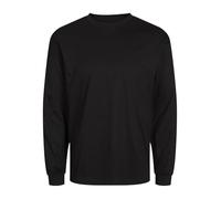 JACK & JONES Men's Jjeurban Edge Tee LS O-Neck Noos Longsleeve T-Shirt, Black, XXL