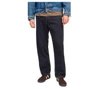 JACK & JONES Men's JJIALEX Jjoriginal SQ 737 Jeans, Black Denim, 28 W/ 30 L
