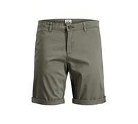 JACK & JONES Male Chino Shorts Normal Cut Chino Shorts, Dusty Olive, S