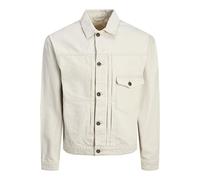 JACK & JONES Men's Jjibrent Jjjacket Am 153 Blouson, Ecru, L