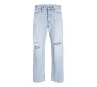 JACK & JONES Men's Jjieddie Jjcooper Am 168 Jean Pants, Blue Denim, 29 W/30 L