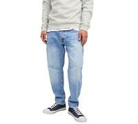 JACK & JONES Men's Jjifrank Jjleen Cj 715 Noos Pants, Blue Denim, 36 W/32 L
