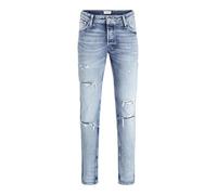 JACK & JONES Men's Jjiglenn Jjoriginal Cb 152, Blue Denim, 34 W/32 L