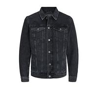 JACK&JONES Men's JJIJEAN JJJACKET MF 255 NOOS Jacket, Black Denim, S