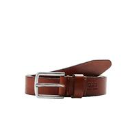 JACK & JONES Men's JJILEE LEATHER BELT NOOS Belt, Brown (Mocha Bisque), 105 cm (Manufacturer size: 105)