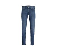 JACK & JONES Men's Jjiliam Jjoriginal Sq 223 Skinny Fit Denim Jeans, Dark Blue Wash, 28W / 32L