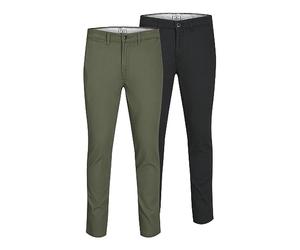 JACK & JONES Mens Jjimarco Jjdave Sa 2 Pack Trouser, Black, 26 UK