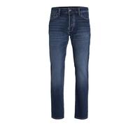 JACK & JONES Men's Jjimike Jjicon I.k. Sq 026 Pls Jeans, Blue Denim, 46W x 32L