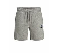 JACK & JONES Men's JJINEWSOFT Sweat Shorts GMS, Light Grey Melange, L