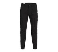Jack & Jones Men's Jjipaul Jjflake Akm 542 Black Noos Trousers, Black, 28 UK