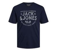 JACK & JONES Men's Jjjeans Tee Ss O-Neck T-Shirt, Blazer Navy, S