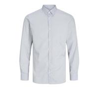 JACK & JONES Men's Jjjoe Print Shirt Ls Aw24 Casual, Medieval Blue/Stripes: Stripe AOP, S