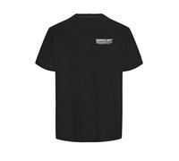 JACK & JONES Men's Jjolive Tee SS Crew Neck T-Shirt, Black/Print: scan, S