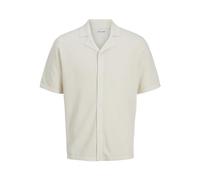 JACK & JONES Men's Jjorion Knit Resort Ss, Cloud Dancer, L