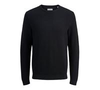 JACK & JONES Men's Jjotto Knit Crew Neck Aw25, Black, M