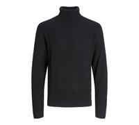 JACK & JONES Men's Jjpannel Knit Roll Neck Aw25, Black, S