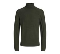 JACK & JONES Men's Jjpannel Knit Roll Neck Aw25, Green (Duffel Bag), L
